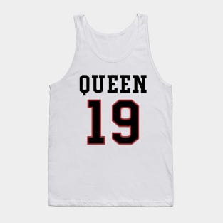 19th Birthday Gift Slab Queen 19 Tank Top